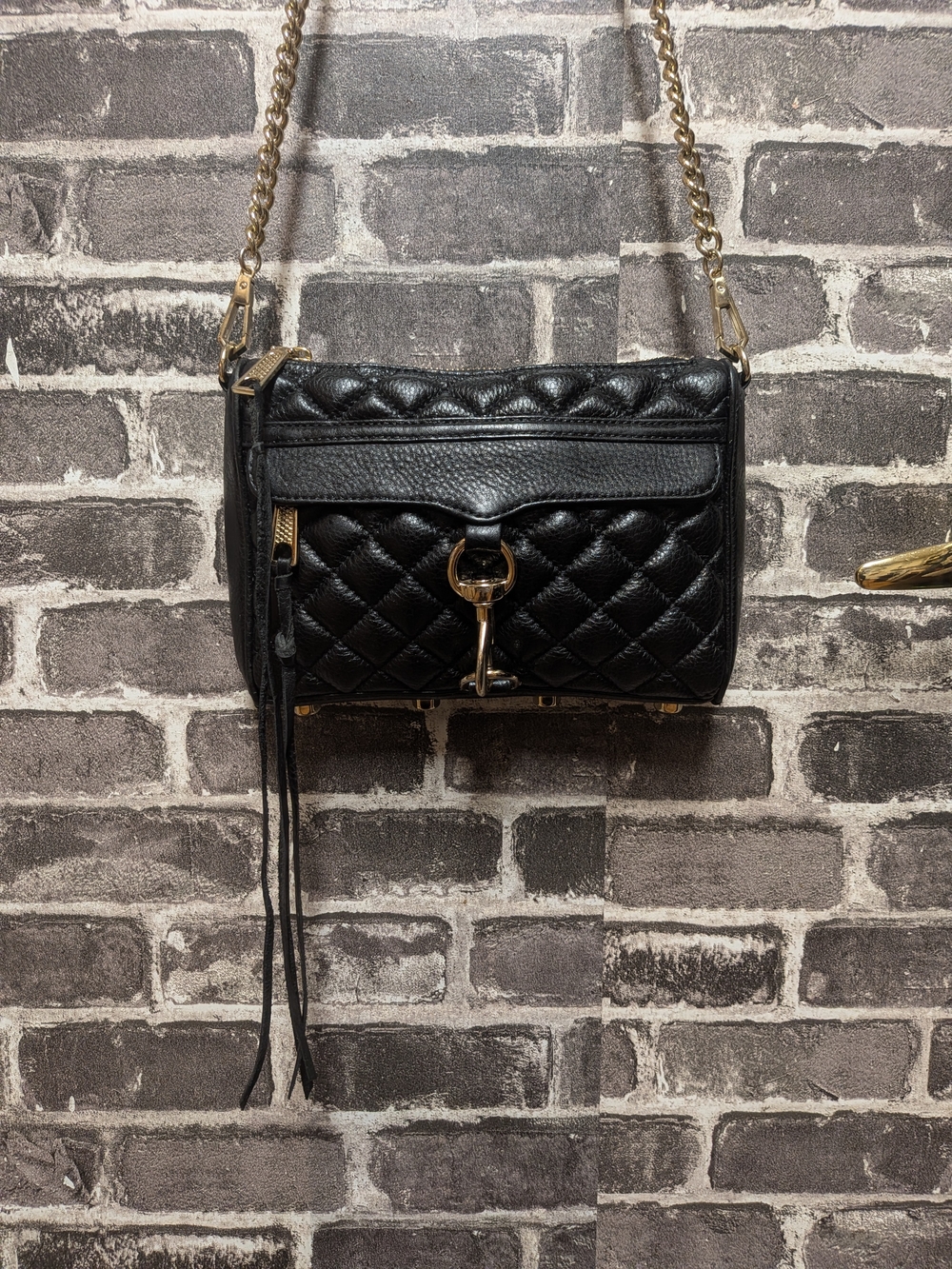 Rebecca Minkoff Quilted Leather Mini Bag - Black - Picture 2 of 8
